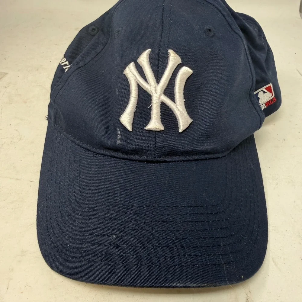 Team MLB New York Yankees Hat Navy Blue Bank of America Adjustable Baseball Cap
